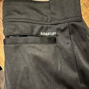 Adidas Aeroready Mens Baseball Pants Size Small Black